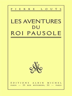 cover image of Les Aventures du roi Pausole